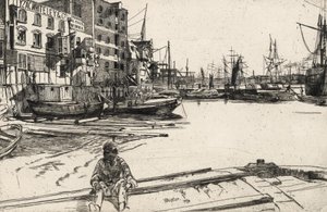 Eagle Wharf door James Abbott McNeill Whistler